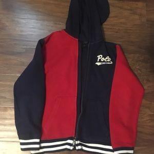 Polo Hoodie with Zipper Size 7